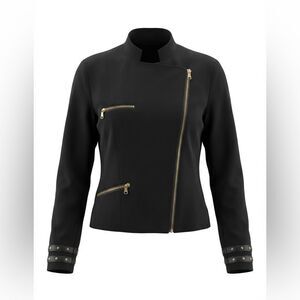 ZARA TRAFALUC WOMENS JACKET SIZE M BLACK